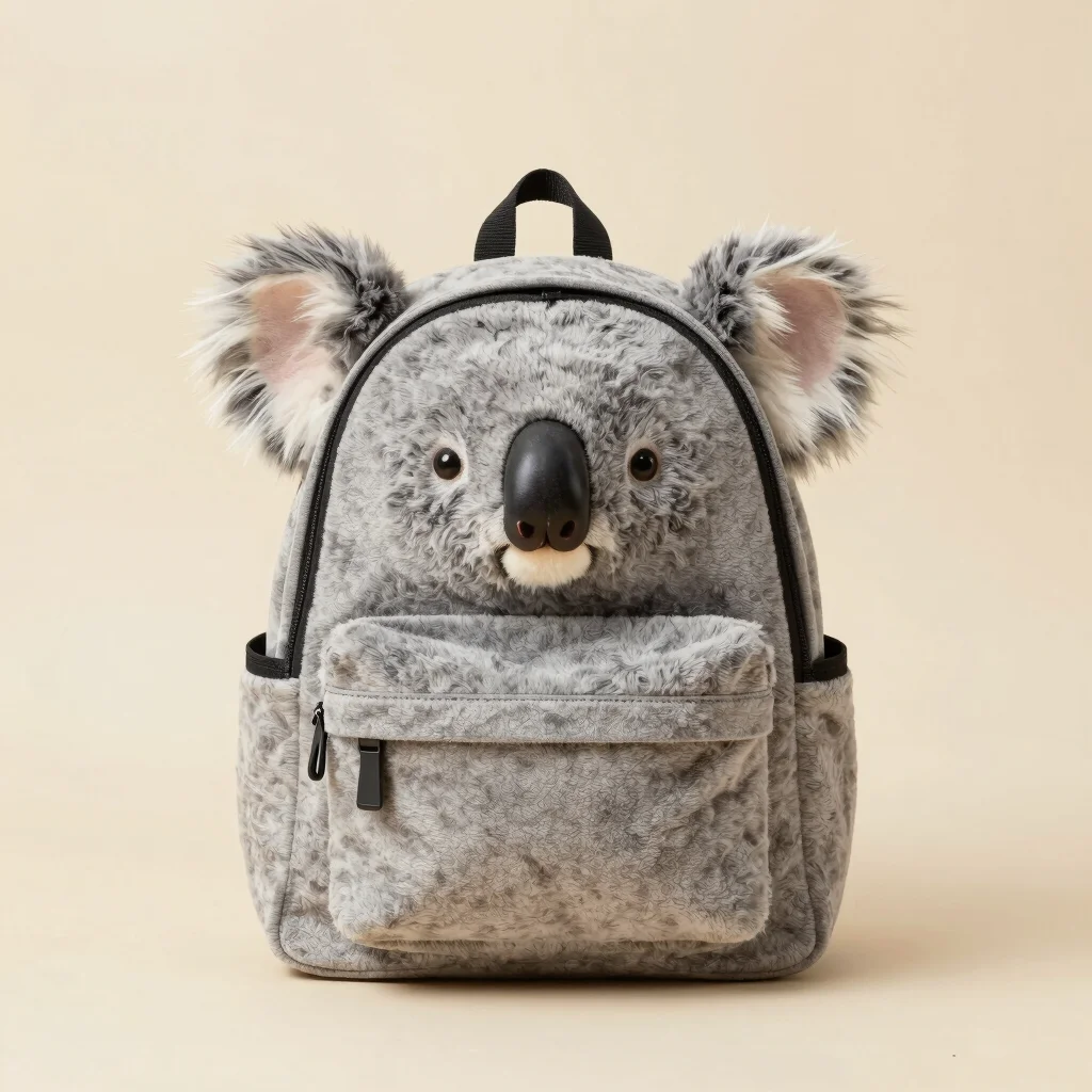 Luna Koala Plush Backpack