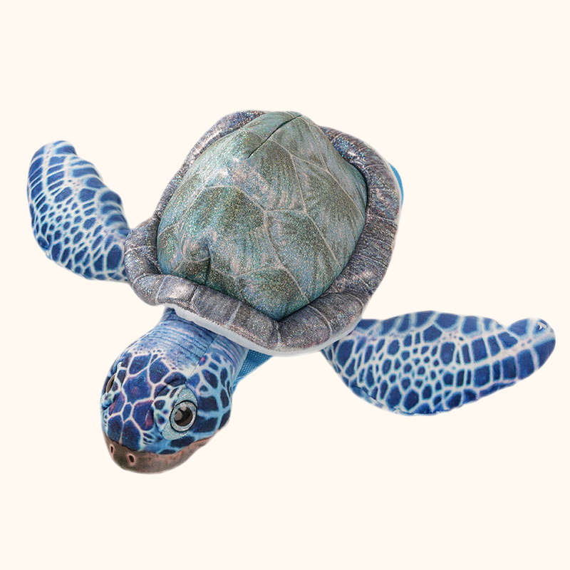 Blue Sea Turtle Plush Backpack – A Wearable & Huggable Kids’ Buddy - Image 5